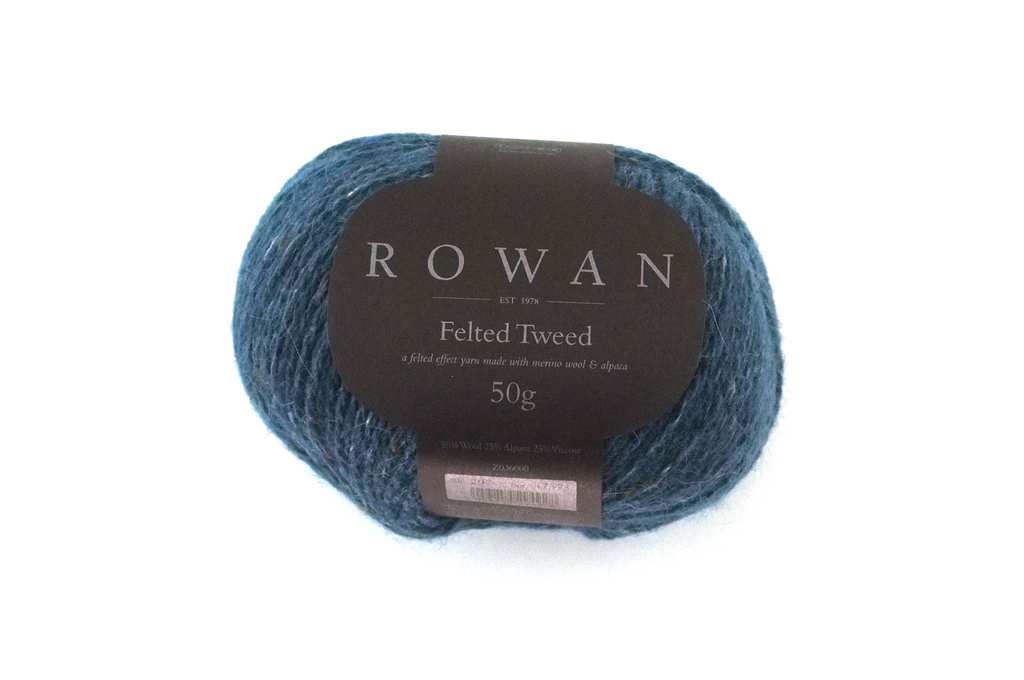Rowan Felted Tweed DK weight, col Bottle Green 207, tweedy glass green in merino, alpaca, viscose knitting yarn from Purple Sage Yarns