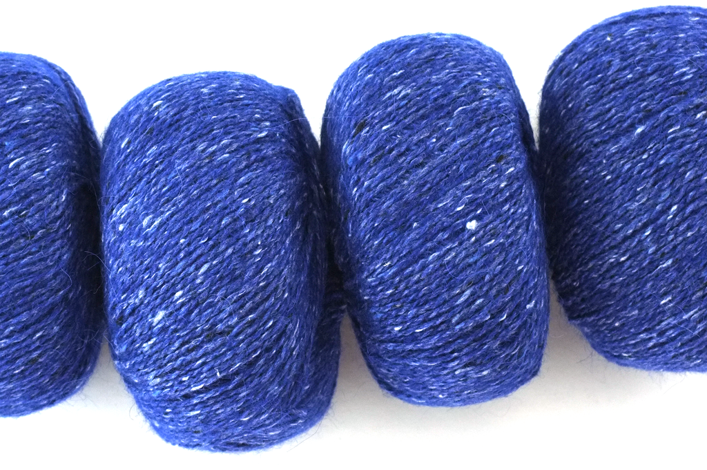 Rowan Felted Tweed Ultramarine 214, a deepsea ocean blue, merino, alpaca, viscose knitting yarn from Purple Sage Yarns