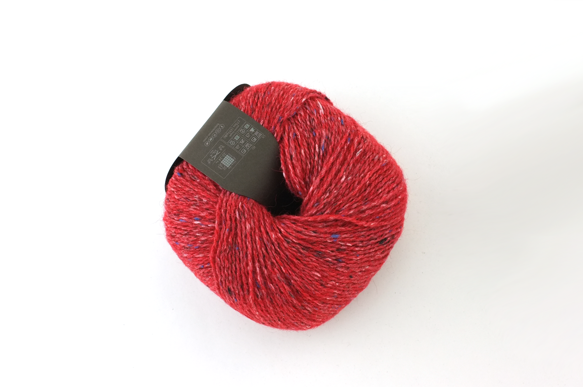 Rowan Felted Tweed Scarlet 222, bright intense red, merino, alpaca, viscose knitting yarn