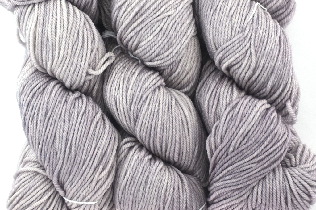 Malabrigo Rios in color Pearl, Worsted Weight Superwash Merino Wool Knitting Yarn, light gray, #036 - Purple Sage Yarns