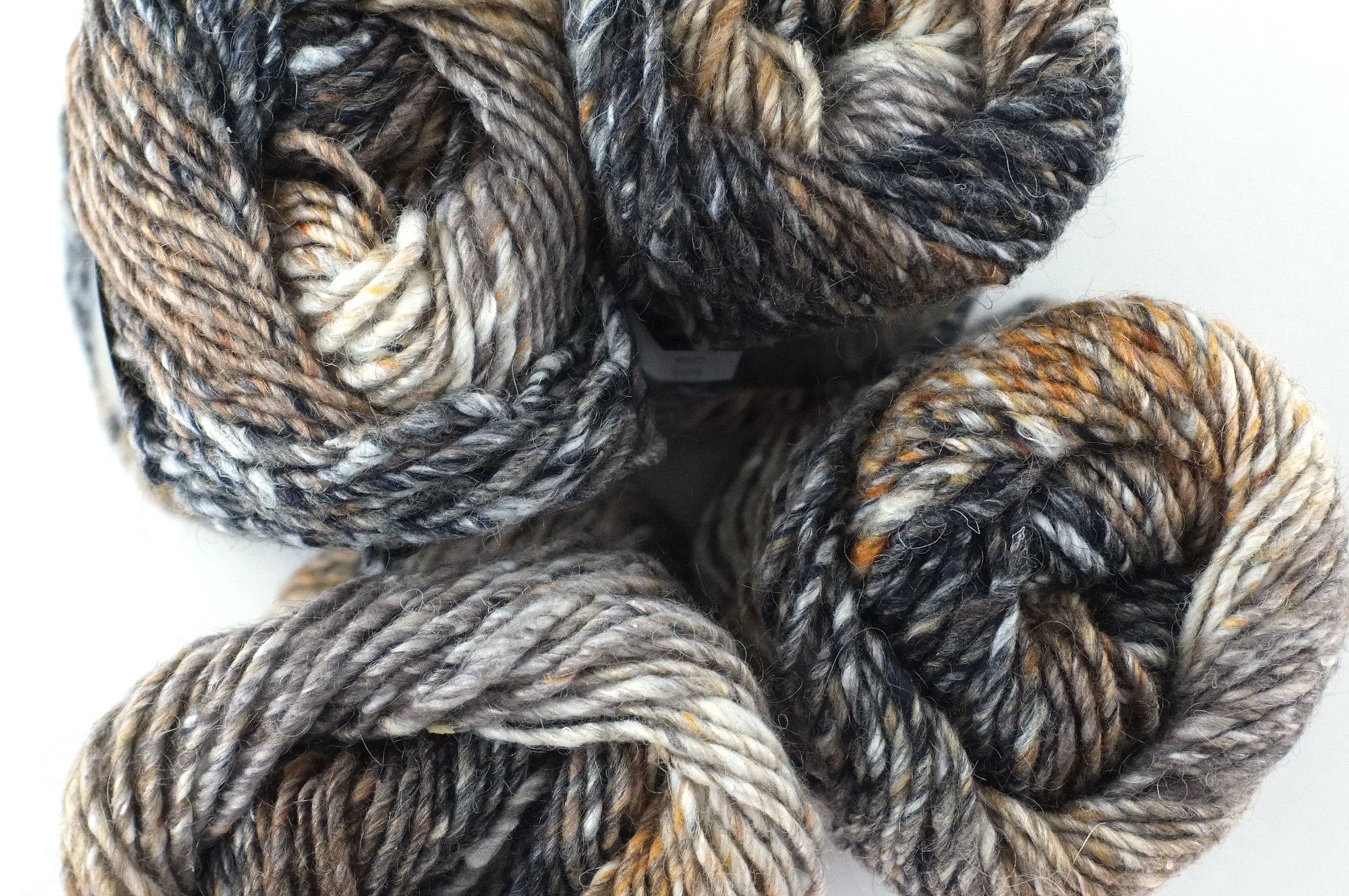 Noro Silk Garden Color 267, Silk Mohair Aran Weight Knitting Yarn, beige, golden tan, charcoal, oatmeal