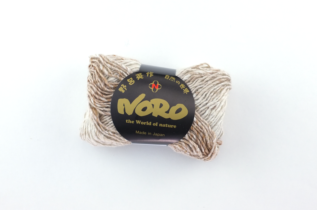 Noro Silk Garden Color 269, Silk Mohair Aran Weight Knitting Yarn, off white, pale tan from Purple Sage Yarns