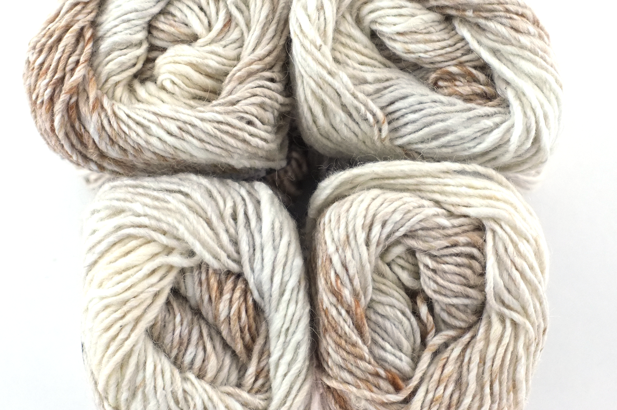 Noro Silk Garden Color 269, Silk Mohair Aran Weight Knitting Yarn, off white, pale tan