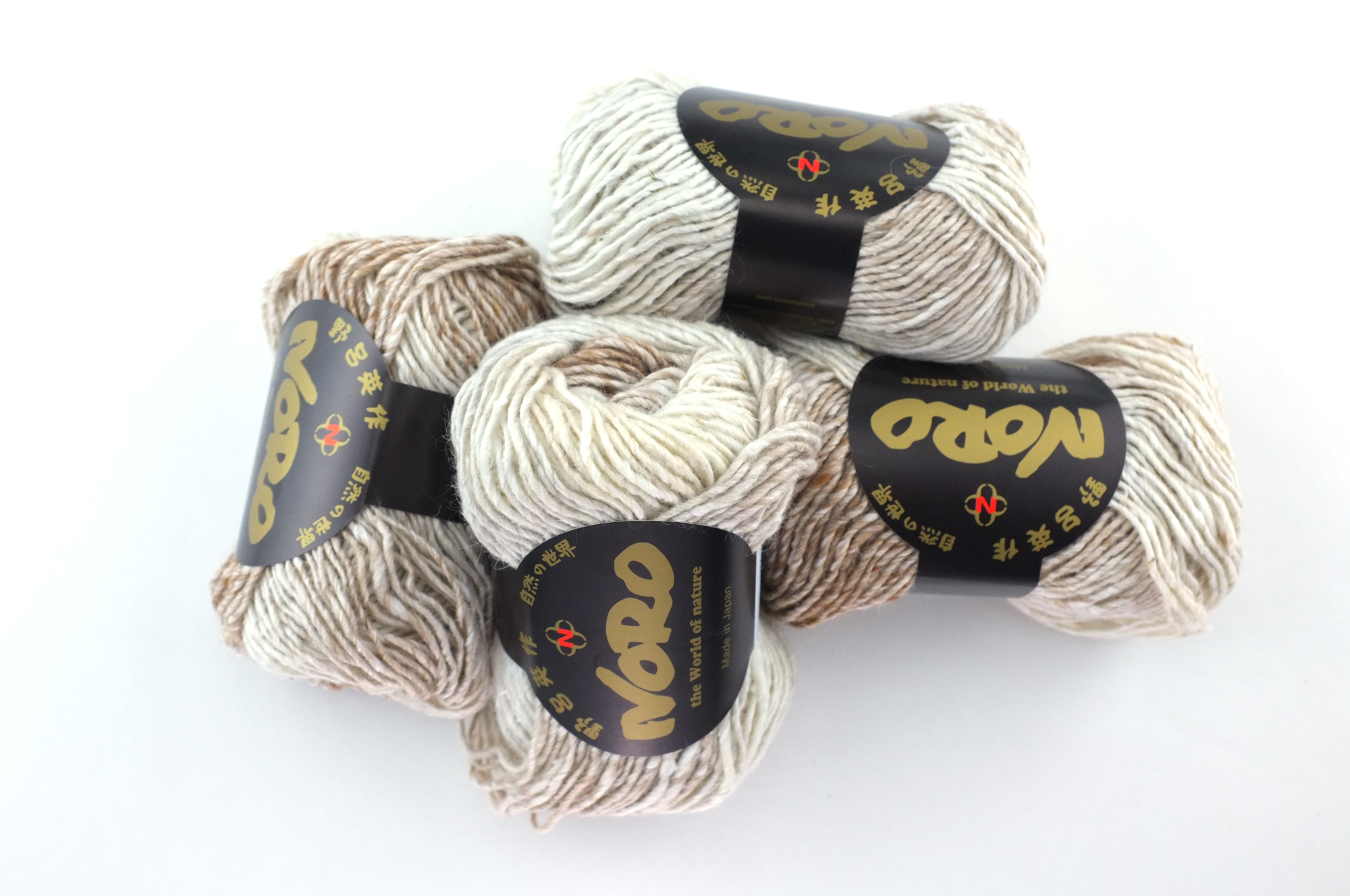 Noro Silk Garden Color 269, Silk Mohair Aran Weight Knitting Yarn, off white, pale tan