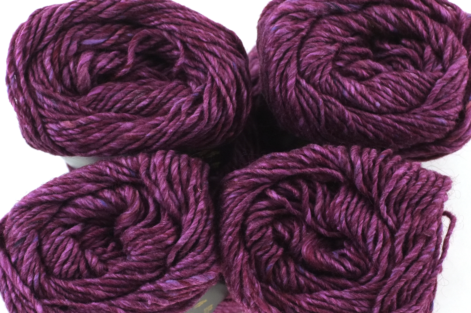 Noro Silk Garden Solo Color 8 Isumi, Silk Mohair Wool Aran Weight Knitting Yarn, dark magenta