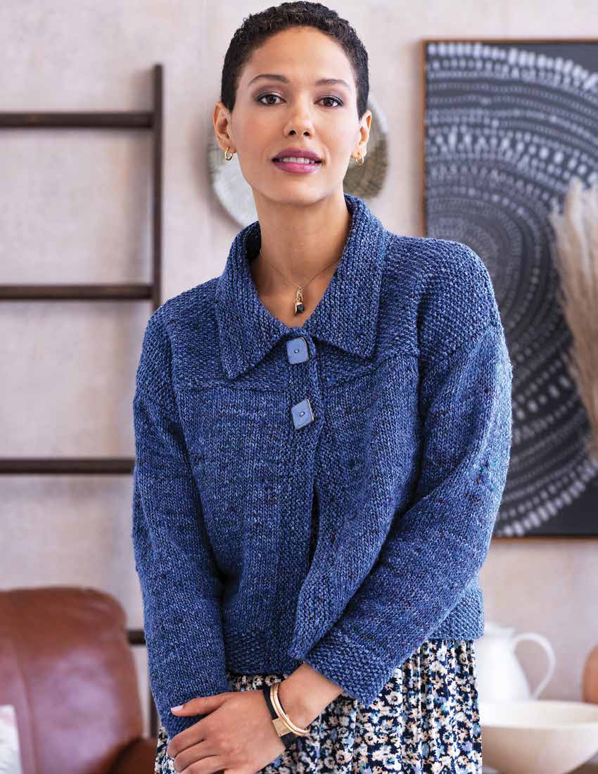 Tahoe cardigan with Noro Madara free digital knitting pattern