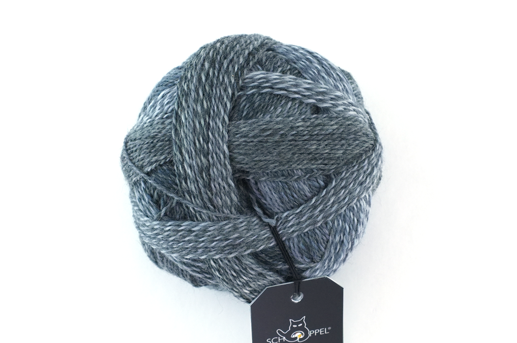 Crazy Zauberball, self striping sock yarn, color 2428 Clay Pack, fingering weight yarn, gray shades