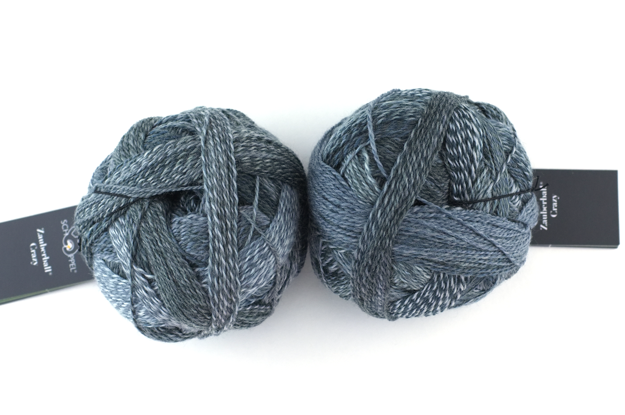 Crazy Zauberball, self striping sock yarn, color 2428 Clay Pack, fingering weight yarn, gray shades