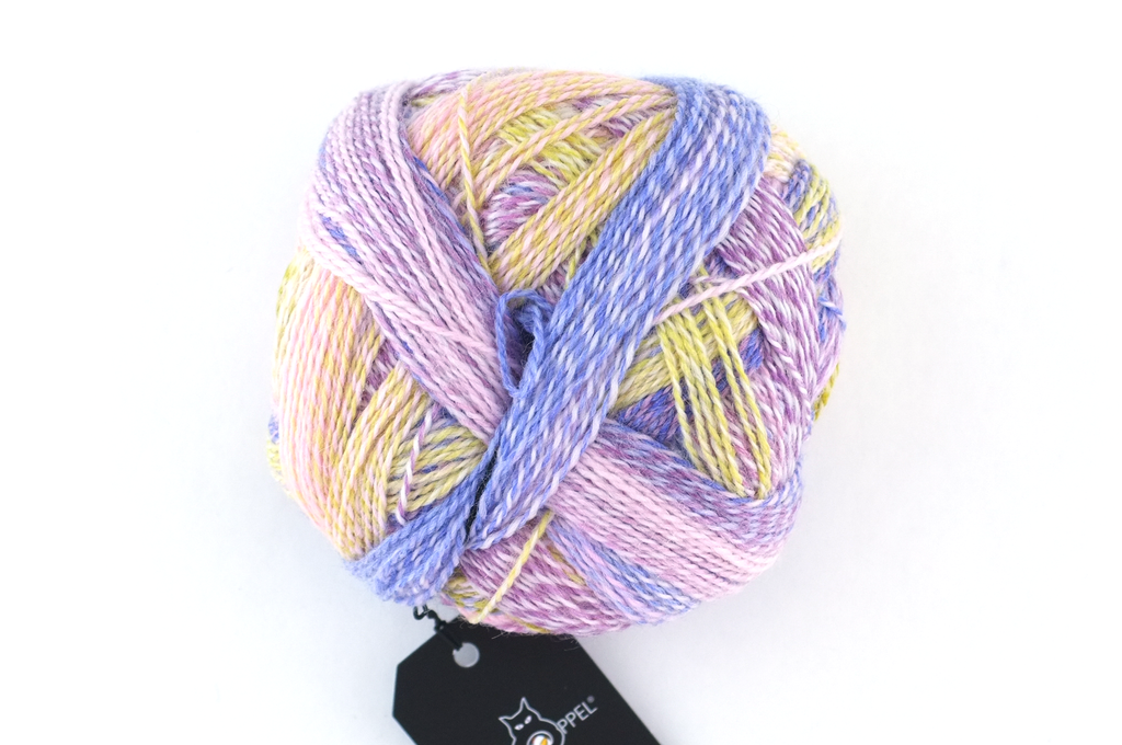 Crazy Zauberball, self striping sock yarn, color 2473, Attractant, fingering weight yarn, purple, pastel